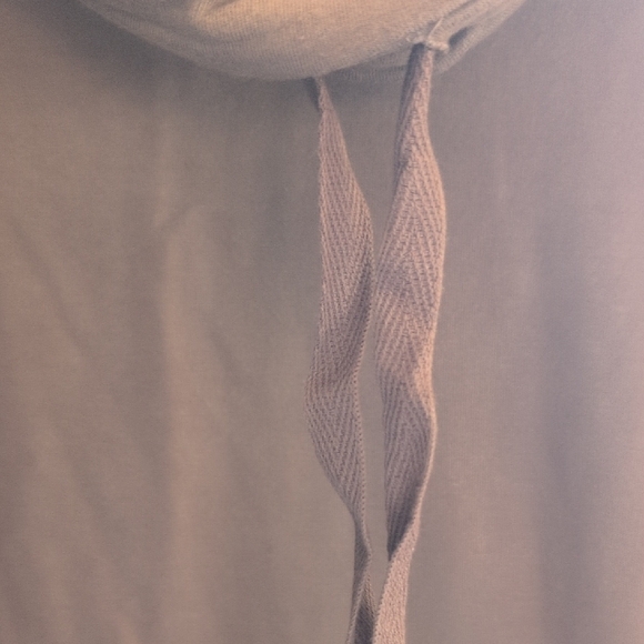 Women's Gray Hoodie Sweatshirt - Picture 3 of 4